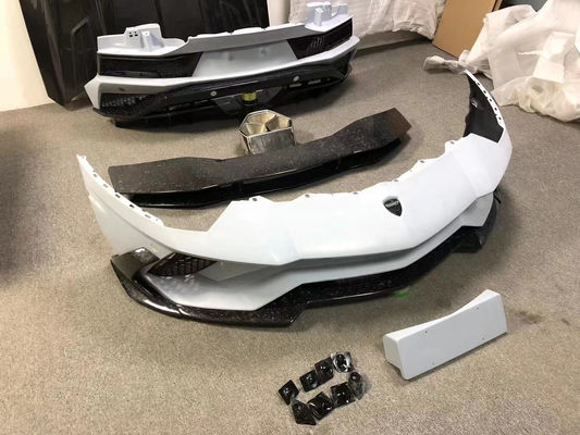 Pour Lamborghini Aventador LP700 Kit de carrosserie en fibre de carbone LP740 Style Spoilers avant et arrière de pare-chocs
