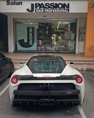 Pièces automobiles pour Ferrari 458 Body Kit 458 Misha style avant et arrière pare-chocs côte jupe capot Spoiler Body Kit