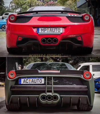 Pièces automobiles pour Ferrari 458 Body Kit 458 Misha style avant et arrière pare-chocs côte jupe capot Spoiler Body Kit