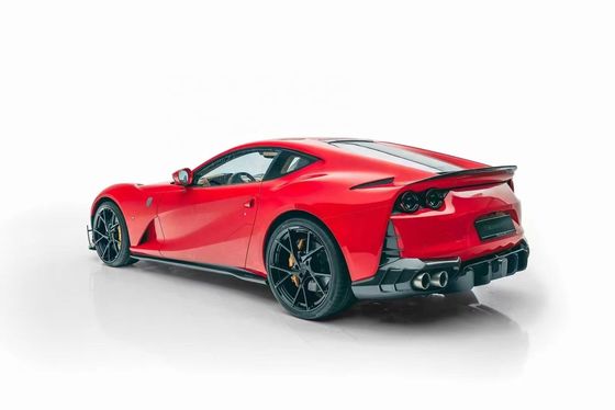 Pour la Ferrari 812 Kit de carrosserie en fibre de carbone 812 Style MSY mis à niveau Kit de carrosserie en fibre de carbone diffuseur de lèvres avant spoiler
