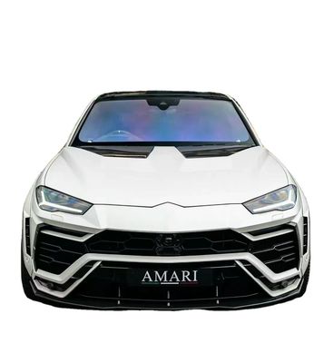 1016 Style Wide Body Kit pour Lamborghini Urus Carrosserie en fibre de carbone Carrosserie en fibre de carbone Urus Diffuseur de lèvre avant Spoiler Hood large-corps