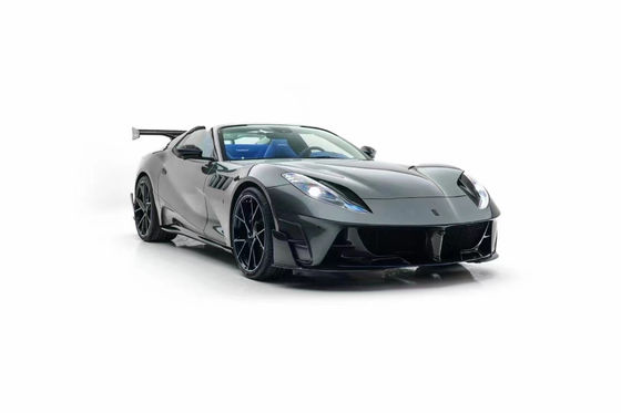 Pour la Ferrari 812 Kit de carrosserie en fibre de carbone 812 Style MSY mis à niveau en fibre de carbone avant et arrière pare-chocs spoiler aile