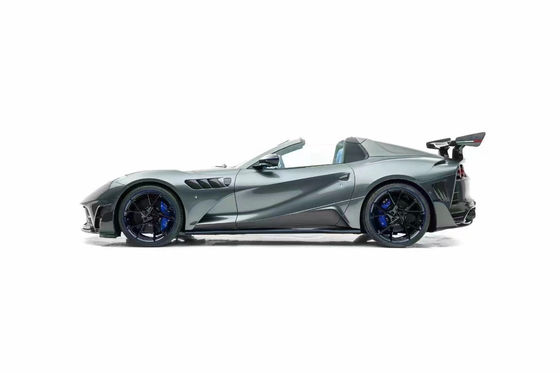 Pour la Ferrari 812 Kit de carrosserie en fibre de carbone 812 Style MSY mis à niveau en fibre de carbone avant et arrière pare-chocs spoiler aile