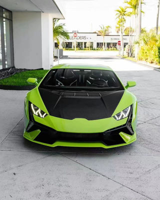 Pour Lamborghini LP580 LP610 EVO Kit de carrosserie en fibre de carbone LP580 LP610 EVO Kit de carrosserie de pare-chocs avant amélioré de style TecNIA