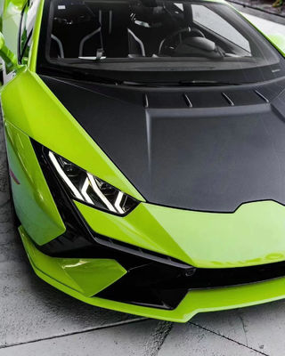 Pour Lamborghini LP580 LP610 EVO Kit de carrosserie en fibre de carbone LP580 LP610 EVO Kit de carrosserie de pare-chocs avant amélioré de style TecNIA