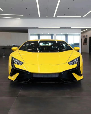 Pour Lamborghini LP580 LP610 EVO Kit de carrosserie en fibre de carbone LP580 LP610 EVO Kit de carrosserie de pare-chocs avant amélioré de style TecNIA