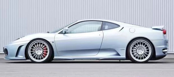 Pour la Ferrari F430 Body Kit F430 Amélioré HAMANN Style Front Paille Diffuseur Spoiler Côté Jupe F430 Fibre de carbone Body Kit
