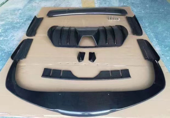 Pour la Ferrari F430 Body Kit F430 Amélioré HAMANN Style Front Paille Diffuseur Spoiler Côté Jupe F430 Fibre de carbone Body Kit