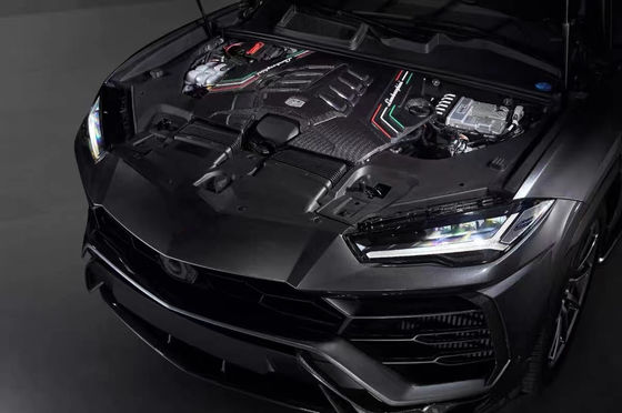 2019 Black Lamborghini Body Kit moteur en fibre de carbone sèche Bouclier de protection intérieure