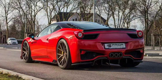 Pour Ferrari 458 Carbon Fiber Body Kit 458 PD style amélioré avant et arrière