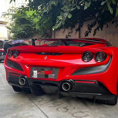 Pour Ferrari F8 Spoiler en fibre de carbone F8 Spoiler en fibre de carbone de type Novi