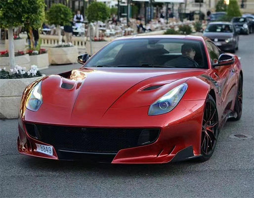 Pour la Ferrari F12 Fiber de carbone F12 TDF style mis à niveau kit de carrosserie en fibre de carbone
