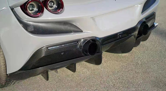 Pièces détachées pour Ferrari F8 Carrosserie en fibre de carbone F8 Mise à niveau Diffuseur de fibre de carbone