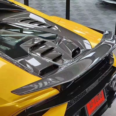 LP580 LP610 Lamborghini Huracan Evo Body Kit Tecnica Style Aile de spoiler en fibre de carbone