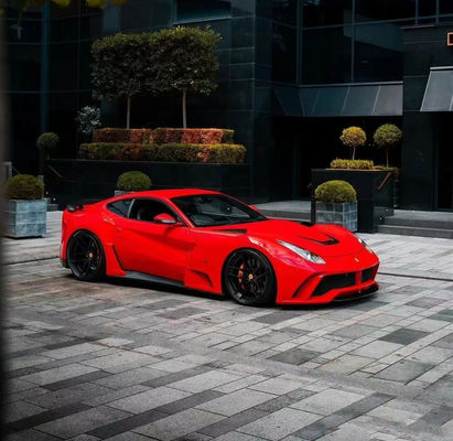 Pour la Ferrari F12 Kit de carrosserie large en fibres de carbone F12 Upgrade NOtc N-Largos style pare-chocs arrière Kit de carrosserie large en fibres de carbone