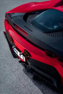 Spoiler en fibre de carbone Spoiler en fibre de carbone pour Ferrari SF90 SF90 Modifié OEM Style Spoiler Tail