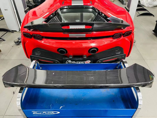 Spoiler en fibre de carbone Spoiler en fibre de carbone pour Ferrari SF90 SF90 Modifié OEM Style Spoiler Tail