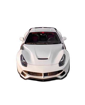 Pour la Ferrari F12, le kit de carrosserie en fibre de carbone F12 améliore les spoilers de pare-chocs avant et arrière de type SVR avec des ailes de capot