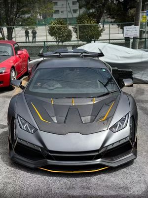 Huracan LP580 610 Kit de carrosserie en fibre de carbone EVO Remplacer l'arc de roue du pare-chocs avant
