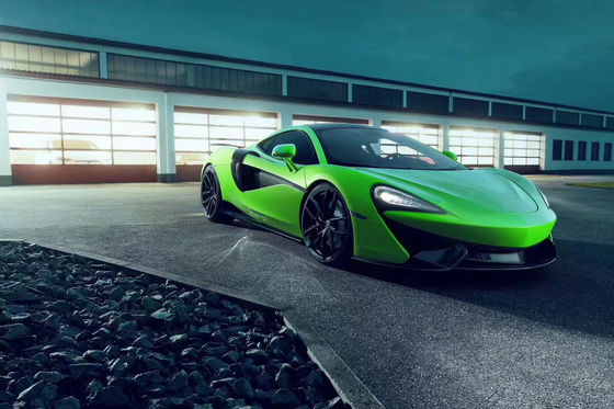 Pour McLaren 540c 570s 570gt Kit de carrosserie en fibre de carbone 540c 570s 570gt Modifié NOVI Style Spoiler Diffuseur de lèvres avant
