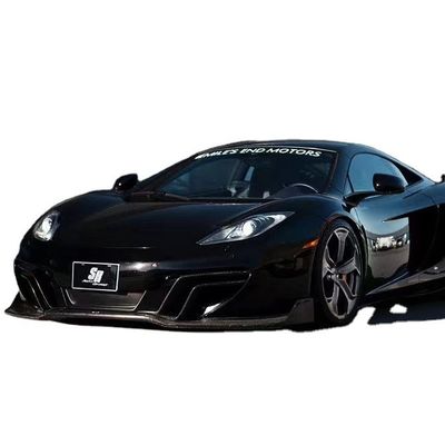 Kit de carrosserie en fibre de carbone de haute qualité pour McLaren MP4-12C Mp4-12c Fibre de carbone avant pelle arrière diffuseur jupe latérale