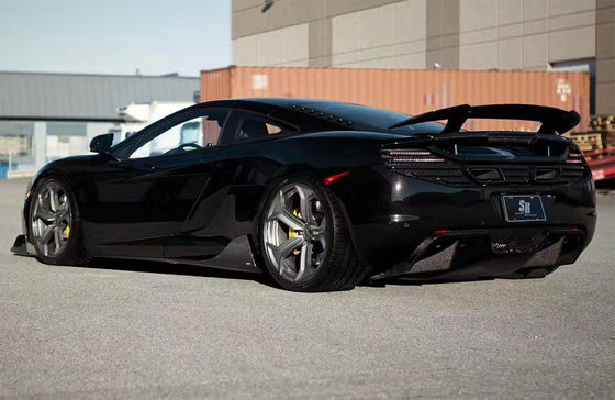 Kit de carrosserie en fibre de carbone de haute qualité pour McLaren MP4-12C Mp4-12c Fibre de carbone avant pelle arrière diffuseur jupe latérale