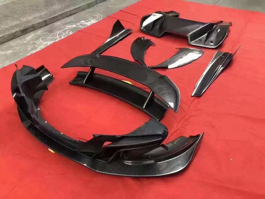 Kit de carrosserie en fibre de carbone de haute qualité pour McLaren MP4-12C Mp4-12c Fibre de carbone avant pelle arrière diffuseur jupe latérale