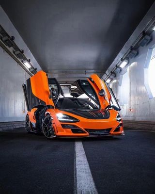 Fibre de carbone sèche pour McLaren 720s Kit de carrosserie en fibres de carbone 720s Amélioré à l'avant et à l'arrière de l'avant et de l'arrière