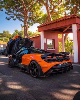 Fibre de carbone sèche pour McLaren 720s Kit de carrosserie en fibres de carbone 720s Amélioré à l'avant et à l'arrière de l'avant et de l'arrière