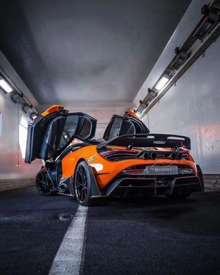 Fibre de carbone sèche pour McLaren 720s Kit de carrosserie en fibres de carbone 720s Amélioré à l'avant et à l'arrière de l'avant et de l'arrière