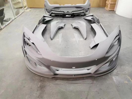 Fibre de carbone sèche pour McLaren 720s Kit de carrosserie en fibres de carbone 720s Amélioré à l'avant et à l'arrière de l'avant et de l'arrière