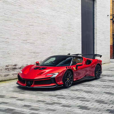 SF90FXX Ferrari SF90 Body Kit Avant et arrière Auto pare-chocs Côté jupe capot Lumières arrière
