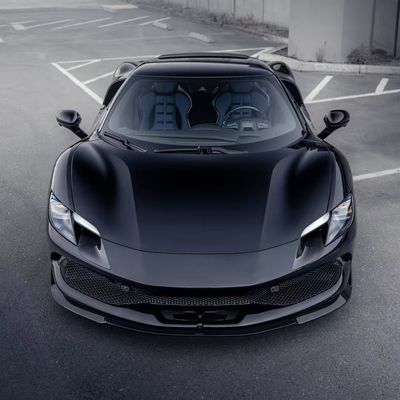 OEM Ferrari 296 Gtb Body Kit Carrosserie en fibre de carbone FY style Jupe latérale