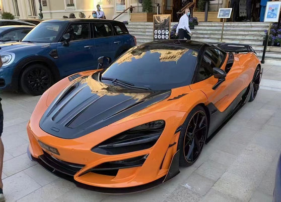 Pour les McLaren 720s Kit de carrosserie en fibre de carbone sèche 720s Kit de carrosserie en fibre de carbone avant et arrière de type MSY