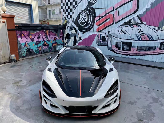 Pour les McLaren 720s Kit de carrosserie en fibre de carbone sèche 720s Kit de carrosserie en fibre de carbone avant et arrière de type MSY