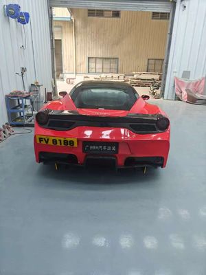 Ferrari 458 Body Kit SP Style Fibre de carbone avant et arrière pare-chocs Spoiler Hood 2010-2014