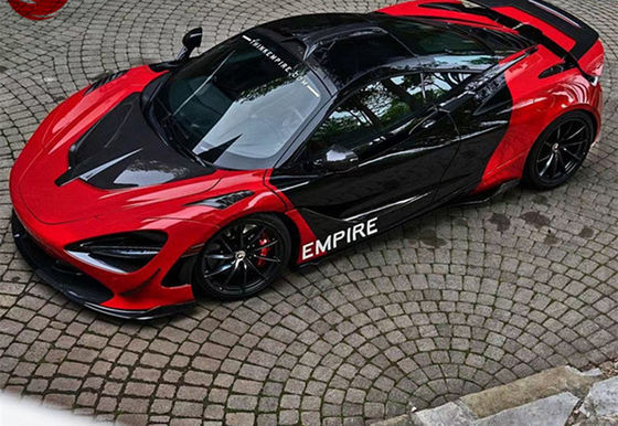 Pour McLaren 720s Kit de carrosserie en fibre de carbone 720s mis à niveau VORS Style Kit de carrosserie en fibre de carbone