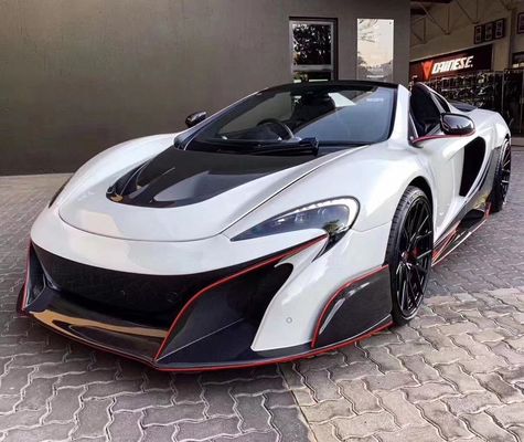 Nouveau produit pour McLaren MP4-12C 650S Capot en fibre de carbone Mp4-12c 650S Capot et trappe de moteur de style P1 améliorés
