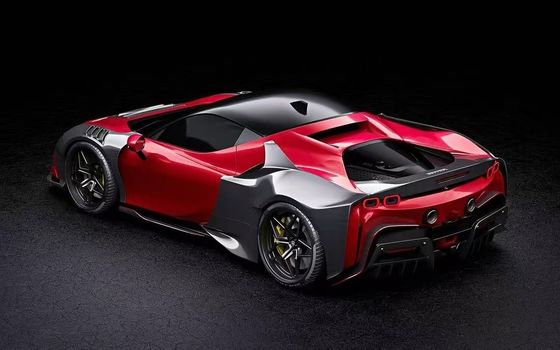 SF90 Ferrari Carbon Body Kit 2021 Widebody Kits ZE Style Arche de roue