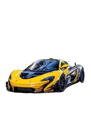Pour le kit de carrosserie McLaren P1 P1 Style GTR mis à niveau Spoilers de pare-chocs avant et arrière Carrosserie en fibre de carbone