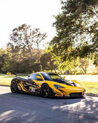 Pour le kit de carrosserie McLaren P1 P1 Style GTR mis à niveau Spoilers de pare-chocs avant et arrière Carrosserie en fibre de carbone