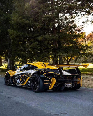 Pour le kit de carrosserie McLaren P1 P1 Style GTR mis à niveau Spoilers de pare-chocs avant et arrière Carrosserie en fibre de carbone