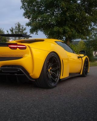296 Ferrari Body Kit 2021 2022 Voiture roue arc avant et arrière pare-chocs Spoiler