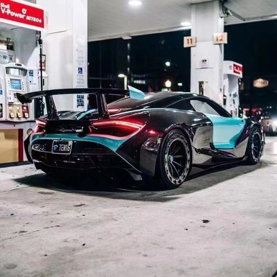 720S Mclaren Body Kit 1016 Style Corps à la queue en fibre de carbone sèche