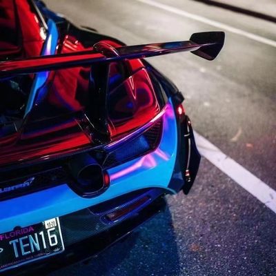 720S Mclaren Body Kit 1016 Style Corps à la queue en fibre de carbone sèche