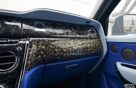 2018 Cullinan Rolls-Royce Kit de carrosserie en fibre de carbone sèche Panneau central de garniture intérieure