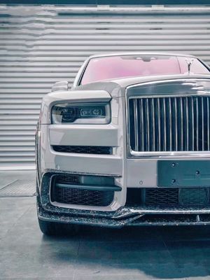 2018 - 2019 Cullinan Body Kit DW Style Diffuseur de lèvres avant Spoiler Widebody Kit