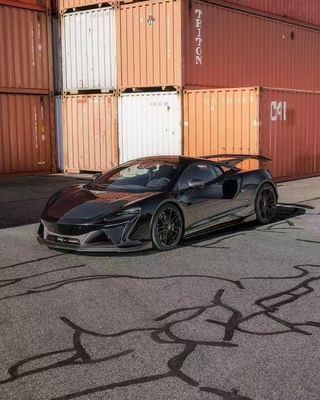 Artura Mclaren Body Kit NV Style Fibre de carbone avant pare-chocs diffuseur Spoiler Jupe latérale