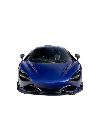 Blue 720s Kit large corps McLaren Fibre de carbone avant diffuseur de lèvres
