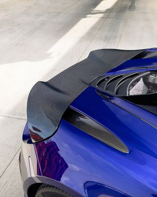 Blue 720s Kit large corps McLaren Fibre de carbone avant diffuseur de lèvres